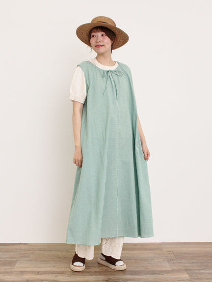 【汗染み防止】袖口レースパフスリーブTシャツ（オフホワイト/チャコールグレー/ブルー/キナリ）｜Samansa Mos2（サマンサ モスモス）通販