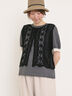 【汗染み防止】袖口レースパフスリーブTシャツ（オフホワイト/チャコールグレー/ブルー/キナリ）｜Samansa Mos2（サマンサ モスモス）通販