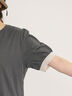 【汗染み防止】袖口レースパフスリーブTシャツ（オフホワイト/チャコールグレー/ブルー/キナリ）｜Samansa Mos2（サマンサ モスモス）通販