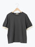【汗染み防止】袖口レースパフスリーブTシャツ（オフホワイト/チャコールグレー/ブルー/キナリ）｜Samansa Mos2（サマンサ モスモス）通販