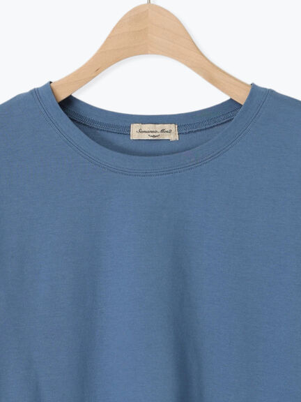 【汗染み防止】袖口レースパフスリーブTシャツ（オフホワイト/チャコールグレー/ブルー/キナリ）｜Samansa Mos2（サマンサ モスモス）通販