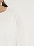 袖布帛切替パフシャーリングTシャツ（オフホワイト/ブラック/モカ/ミント）｜Samansa Mos2（サマンサ モスモス）通販