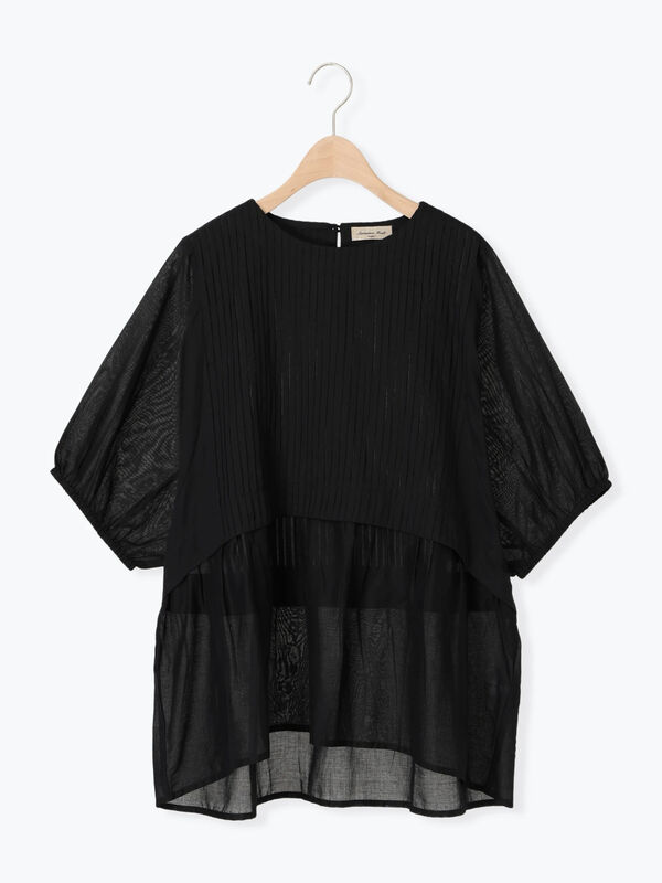 新品ｓｍ２★ピンタック　ブラウス★ブラック★掲載　サマンサモスモス　ツハル　セットアップできます サマンサモスモス ピンタックブラウスの通販