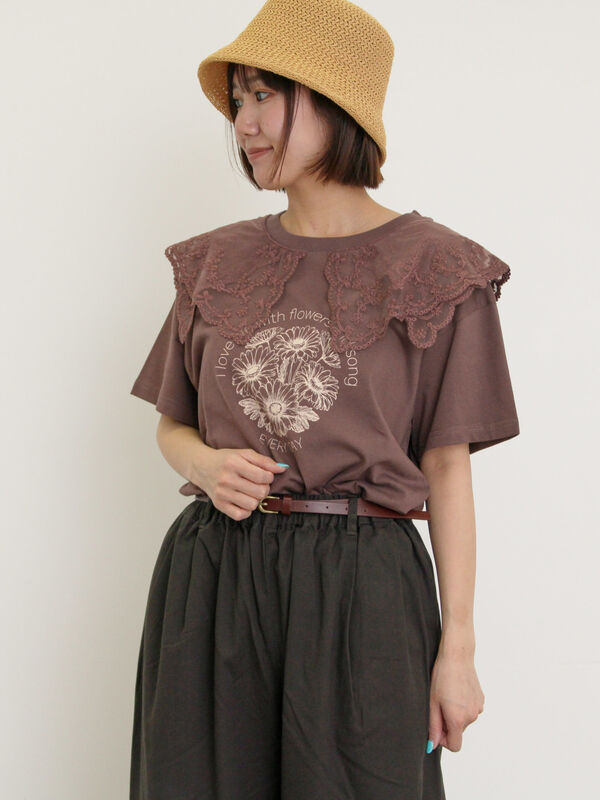 The BONEZ Traditional Tattoo Tee ブラウン M タトゥーアパレル