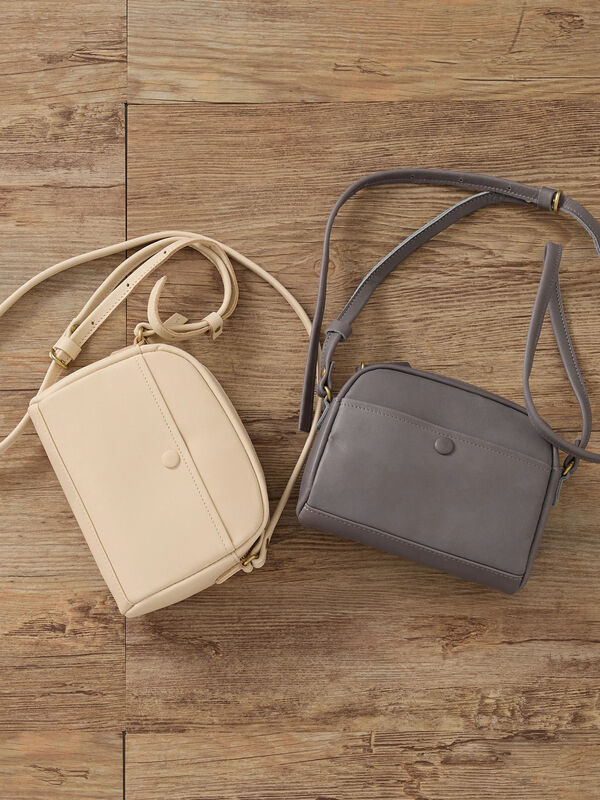 WEB限定】TIDEWAY NUTS SHOULDER（グレー/クリーム/バッグ/バッグ