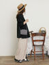 【WEB限定】TIDEWAY   NUTS SHOULDER（グレー/クリーム）｜Samansa Mos2（サマンサ モスモス）通販