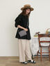 【WEB限定】TIDEWAY   NUTS SHOULDER（グレー/クリーム）｜Samansa Mos2（サマンサ モスモス）通販