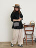 【WEB限定】TIDEWAY   NUTS SHOULDER（グレー/クリーム）｜Samansa Mos2（サマンサ モスモス）通販