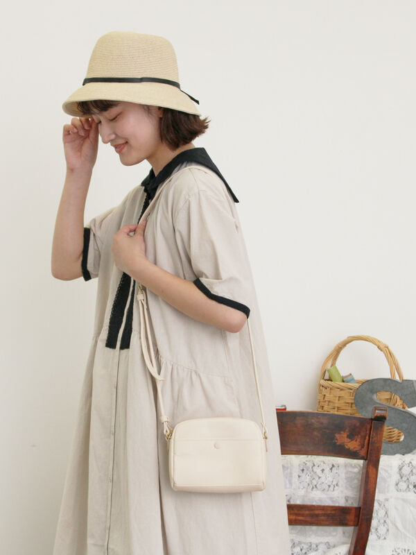 新品●TIDEWAY●Nuts SHOULDER● WEB限定】TIDEWAY NUTS SHOULDER（グレー/クリーム/バッグ/バッグ