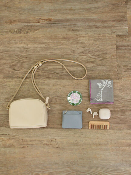 【WEB限定】TIDEWAY   NUTS SHOULDER（グレー/クリーム）｜Samansa Mos2（サマンサ モスモス）通販