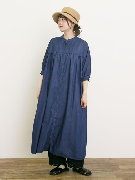 サマンサモスモスワンピース他セット販売 Samansa Mos2/サマンサモスモス】胸元切替刺繍ワンピース