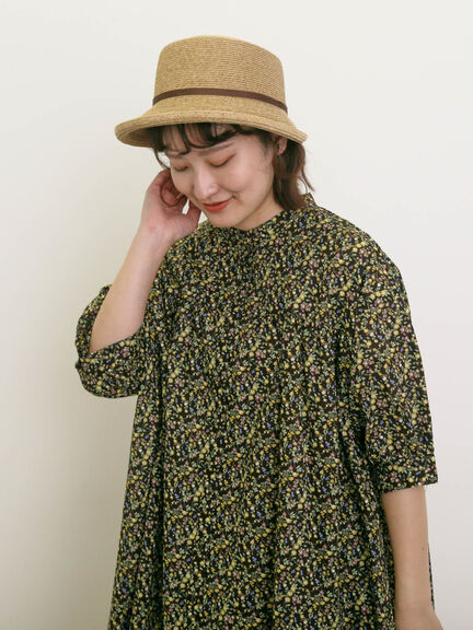 【接触冷感】シャツワンピース ≪S/Mサイズ≫（オフホワイト/ブラック/グリーン/ブルー/ネイビー/キナリ）｜Samansa Mos2（サマンサ モスモス）通販