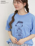 【PEANUTS×Samansa Mos2】ぽこぽこ刺繍Tee（オフホワイト/イエロー/ブルー）｜Samansa Mos2（サマンサ モスモス）通販