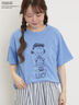 【PEANUTS×Samansa Mos2】ぽこぽこ刺繍Tee（オフホワイト/イエロー/ブルー）｜Samansa Mos2（サマンサ モスモス）通販