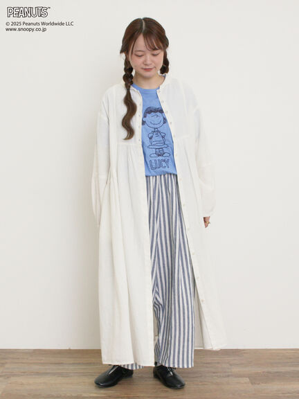 【PEANUTS×Samansa Mos2】ぽこぽこ刺繍Tee（オフホワイト/イエロー/ブルー）｜Samansa Mos2（サマンサ モスモス）通販