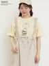 【PEANUTS×Samansa Mos2】ぽこぽこ刺繍Tee（オフホワイト/イエロー/ブルー）｜Samansa Mos2（サマンサ モスモス）通販