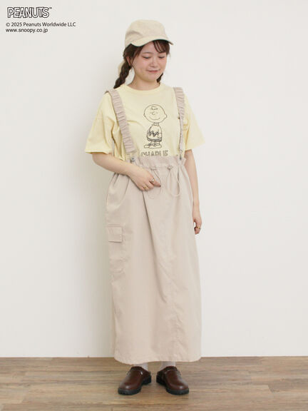 【PEANUTS×Samansa Mos2】ぽこぽこ刺繍Tee（オフホワイト/イエロー/ブルー）｜Samansa Mos2（サマンサ モスモス）通販