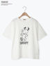 【PEANUTS×Samansa Mos2】ぽこぽこ刺繍Tee（オフホワイト/イエロー/ブルー）｜Samansa Mos2（サマンサ モスモス）通販