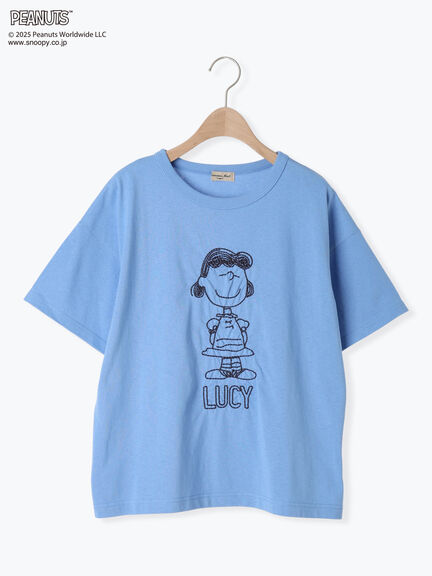 【PEANUTS×Samansa Mos2】ぽこぽこ刺繍Tee（オフホワイト/イエロー/ブルー）｜Samansa Mos2（サマンサ モスモス）通販