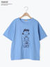 【PEANUTS×Samansa Mos2】ぽこぽこ刺繍Tee（オフホワイト/イエロー/ブルー）｜Samansa Mos2（サマンサ モスモス）通販