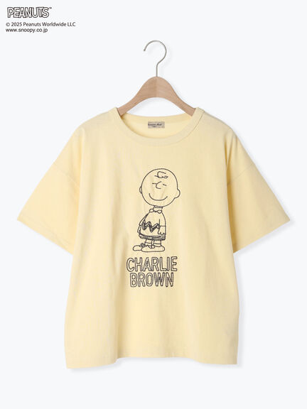 【PEANUTS×Samansa Mos2】ぽこぽこ刺繍Tee（オフホワイト/イエロー/ブルー）｜Samansa Mos2（サマンサ モスモス）通販