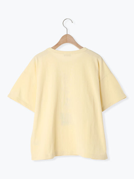 【PEANUTS×Samansa Mos2】ぽこぽこ刺繍Tee（オフホワイト/イエロー/ブルー）｜Samansa Mos2（サマンサ モスモス）通販