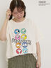 【PEANUTS×Samansa Mos2】75thアートTee（オフホワイト/チャコールグレー/キナリ）｜Samansa Mos2（サマンサ モスモス）通販