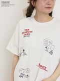 【PEANUTS×Samansa Mos2】75thアートTee（オフホワイト）｜Samansa Mos2（サマンサ モスモス）通販