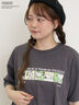 【PEANUTS×Samansa Mos2】75thアートTee（チャコールグレー）｜Samansa Mos2（サマンサ モスモス）通販
