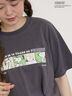 【PEANUTS×Samansa Mos2】75thアートTee（オフホワイト/チャコールグレー/キナリ）｜Samansa Mos2（サマンサ モスモス）通販