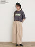 【PEANUTS×Samansa Mos2】75thアートTee（オフホワイト/チャコールグレー/キナリ）｜Samansa Mos2（サマンサ モスモス）通販
