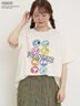 【PEANUTS×Samansa Mos2】75thアートTee（オフホワイト/チャコールグレー/キナリ）｜Samansa Mos2（サマンサ モスモス）通販