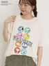 【PEANUTS×Samansa Mos2】75thアートTee（オフホワイト/チャコールグレー/キナリ）｜Samansa Mos2（サマンサ モスモス）通販