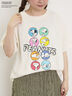 【PEANUTS×Samansa Mos2】75thアートTee（オフホワイト/チャコールグレー/キナリ）｜Samansa Mos2（サマンサ モスモス）通販