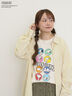 【PEANUTS×Samansa Mos2】75thアートTee（オフホワイト/チャコールグレー/キナリ）｜Samansa Mos2（サマンサ モスモス）通販