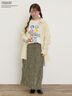 【PEANUTS×Samansa Mos2】75thアートTee（オフホワイト/チャコールグレー/キナリ）｜Samansa Mos2（サマンサ モスモス）通販