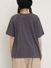 【PEANUTS×Samansa Mos2】75thアートTee（オフホワイト/チャコールグレー/キナリ）｜Samansa Mos2（サマンサ モスモス）通販
