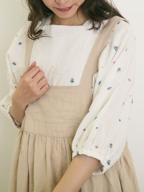 花刺繍前後2WAYブラウス（オフホワイト）｜Samansa Mos2（サマンサ モスモス）通販