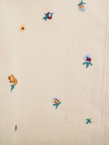 花刺繍前後2WAYブラウス（オフホワイト/ブラック/ベージュ/イエロー）｜Samansa Mos2（サマンサ モスモス）通販