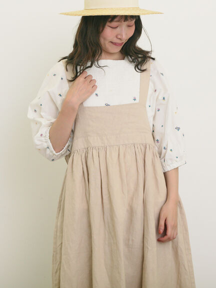 花刺繍前後2WAYブラウス（オフホワイト/ブラック/ベージュ/イエロー）｜Samansa Mos2（サマンサ モスモス）通販