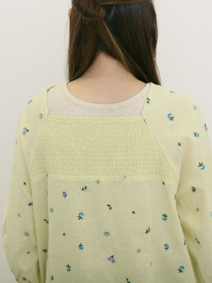 花刺繍前後2WAYブラウス（オフホワイト/ブラック/ベージュ/イエロー）｜Samansa Mos2（サマンサ モスモス）通販