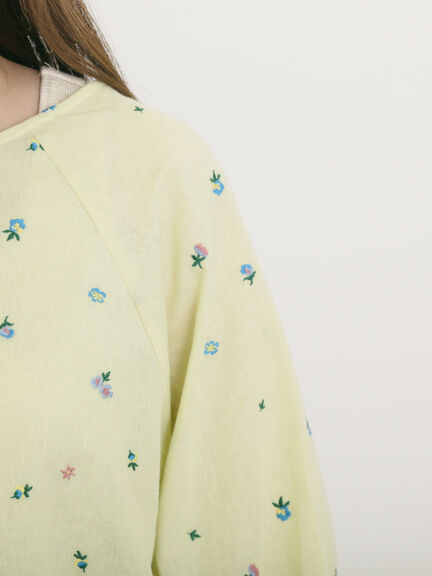 花刺繍前後2WAYブラウス（オフホワイト/ブラック/ベージュ/イエロー）｜Samansa Mos2（サマンサ モスモス）通販