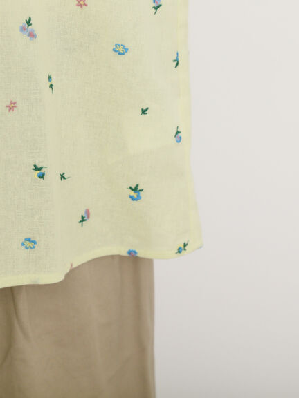 花刺繍前後2WAYブラウス（オフホワイト/ブラック/ベージュ/イエロー）｜Samansa Mos2（サマンサ モスモス）通販