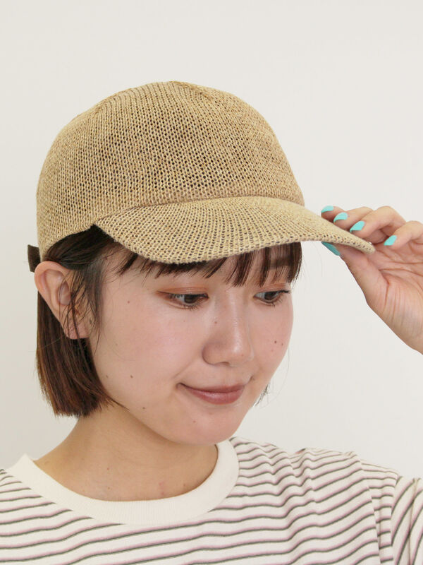 【消臭効果】雑材キャップ（グレー/ベージュ）｜Samansa Mos2（サマンサ モスモス）通販