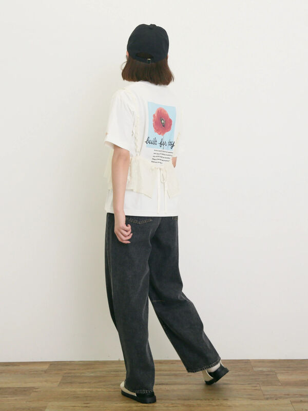 セール】 【KELTY×Samansa Mos2】フラワープリントTシャツ（オフ