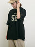 【KELTY×Samansa Mo2】ギャザーチュニックTシャツ（オフホワイト/ブラック/イエロー/サックスブルー）｜Samansa Mos2（サマンサ モスモス）通販