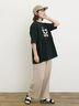 【KELTY×Samansa Mo2】ギャザーチュニックTシャツ（オフホワイト/ブラック/イエロー/サックスブルー）｜Samansa Mos2（サマンサ モスモス）通販