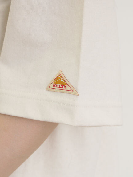 【KELTY×Samansa Mo2】ギャザーチュニックTシャツ（オフホワイト/ブラック/イエロー/サックスブルー）｜Samansa Mos2（サマンサ モスモス）通販