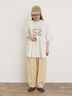 【KELTY×Samansa Mo2】ギャザーチュニックTシャツ（オフホワイト/ブラック/イエロー/サックスブルー）｜Samansa Mos2（サマンサ モスモス）通販