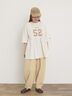 【KELTY×Samansa Mo2】ギャザーチュニックTシャツ（オフホワイト/ブラック/イエロー/サックスブルー）｜Samansa Mos2（サマンサ モスモス）通販